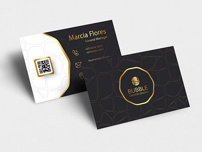 Modern business card branding business card business card design gold color business cards graphic design modern business cards