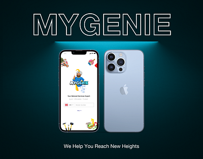 MyGenie: OnDemand Services App branding case study creativity design figma mobile app mobile apps service app ui uiuxdesign