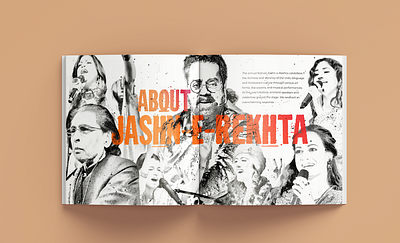 Jashn-e-Rekhta 2022_Festival Report Design brochure graphic design