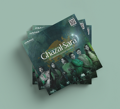 Ghazal-Sara Brochure Design branding brochure cover graphic design