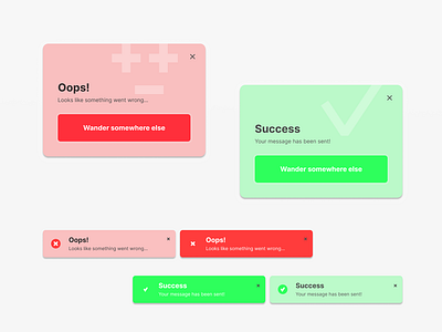 DailyUI_D11_Flash Message daily ui design ui