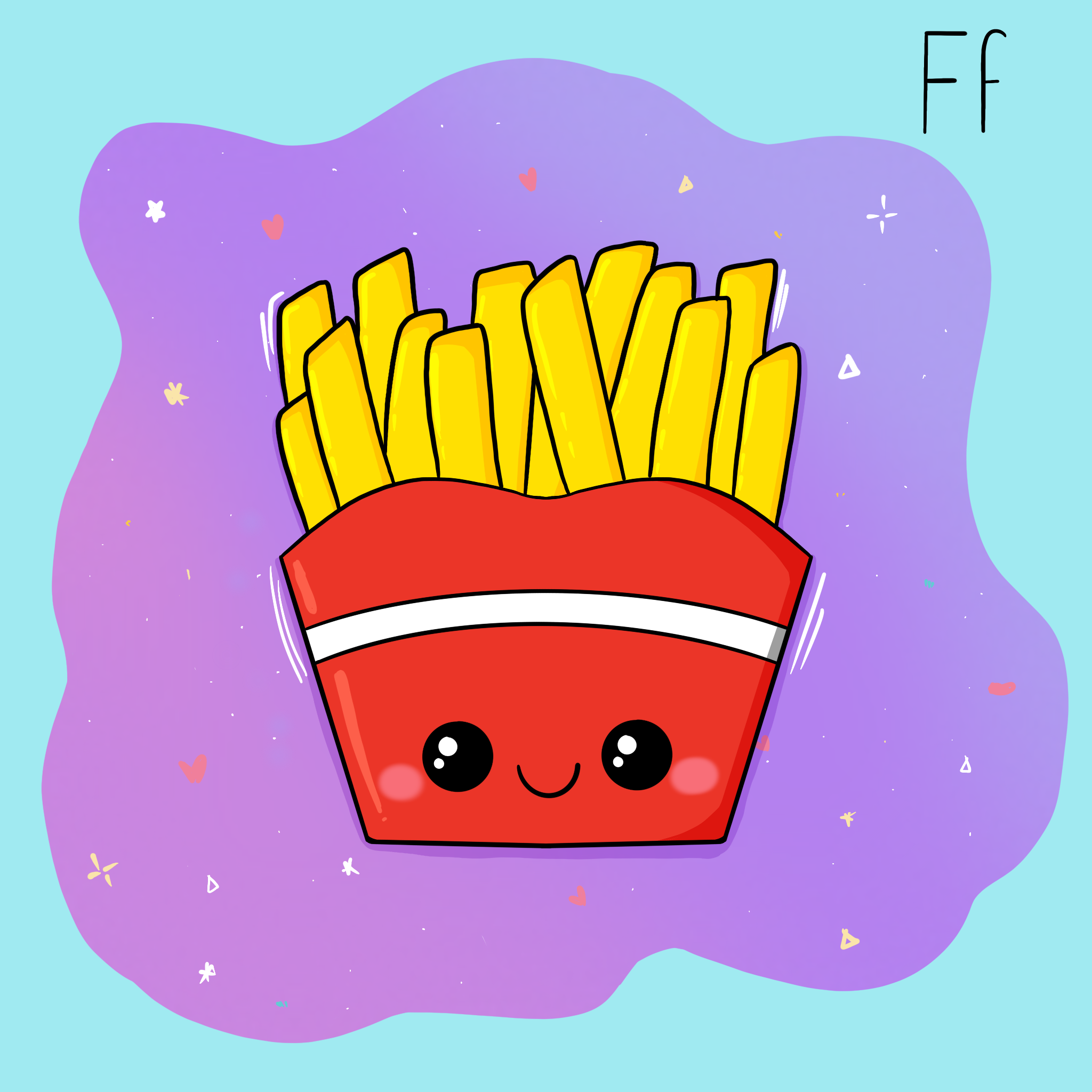 Ff design illustration typography