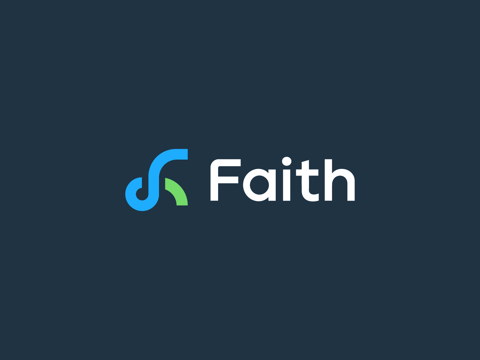 Faith Logo Design bitcoin logo blockchain bootcamp brackets brand design brandbook branding business card coding data saas deploy e commerce enterprise fintech fullstack logo design network simple software tech technology