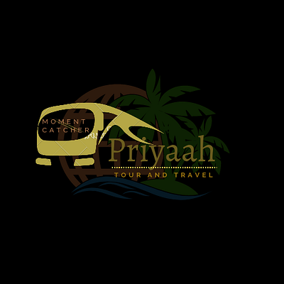 Logo for Priyaah tour & travel graphic design logo
