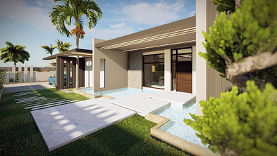 Jumeirah Villa 3d animation architecture graphic design