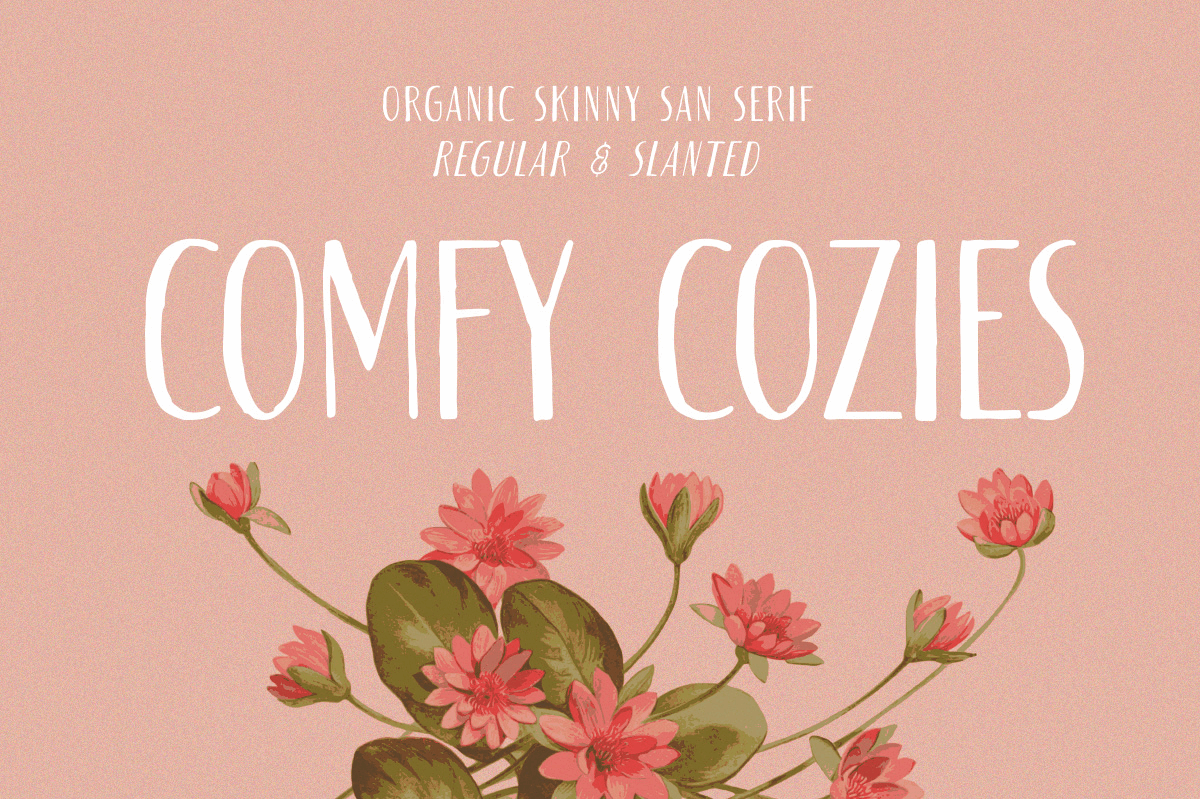 Comfy Cozies - Organic Sans Serif freebies relaxed