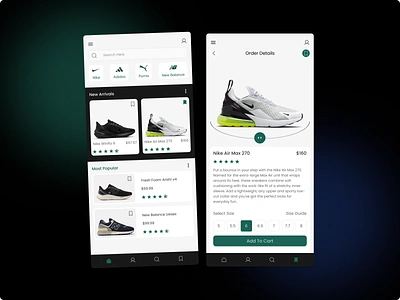 Shoes Shop adidas app branding design e ccomerce new balance nike puma shoes shop ui ux