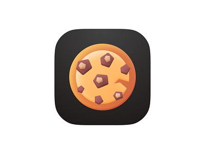 Cookie app app icon bakery brand branding business cake chocolate cookie cookies design figma icon illustration ios logo macos mobile saas startup