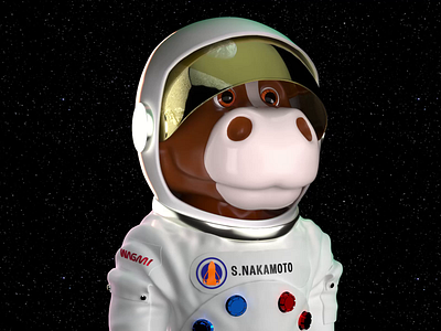 Space Bull 3danimation 3dart 3dcharacter 3dillustration 3dmodeling astronout btc characterdesign charactermodeling digitalart nft nftart nftbitcoin nftcollection nfttoken ordinals space