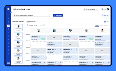 Appointment booking Screen design