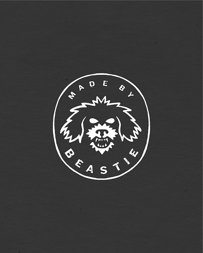 Made X Beastie - badge badge branding madexbeastie