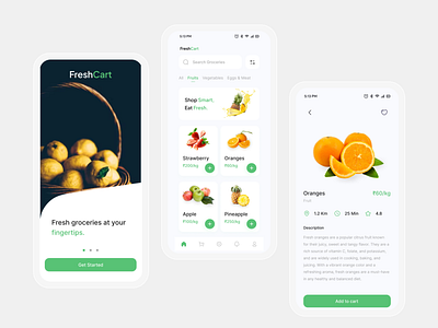 Discover a World of Flavor with the Grocery App Concept ui ui design uiux uiux design