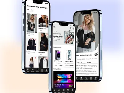 E-commerce app concept app appconcept design e commerce ecommerce illustration ui uiux
