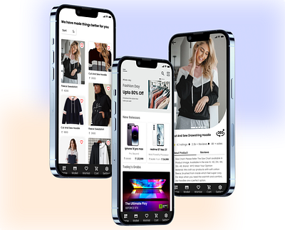 E-commerce app concept app appconcept design e commerce ecommerce illustration ui uiux