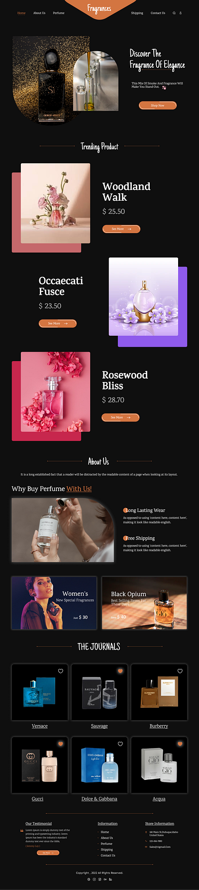 Luxury Fine Fragrances Story! android app beauty branding designing development ecommerce fasion fragrances graphic design ios lady mobile perfume react shopify shopifyapp vector web woo commerce