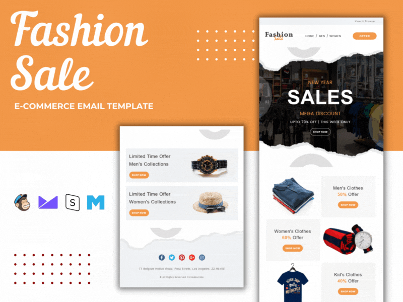 Fashion Sale – E-commerce Email Template e commerce e commerce template email template fashion sale