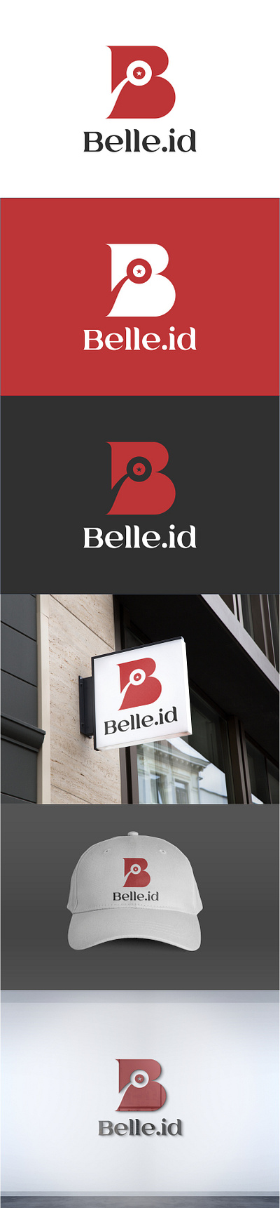 Belle.id billiard branding design girl graphic design icon illustration logo man market shop sports stylish typography vector