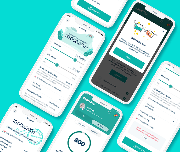 UX/UI/Graphic App SmartPay ewallet by Violet Hoang on Dribbble