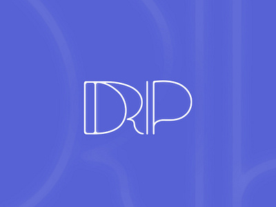 DRIP Logo Design • ALIMAYDIDTHAT adobe illustrator logo minimal ui