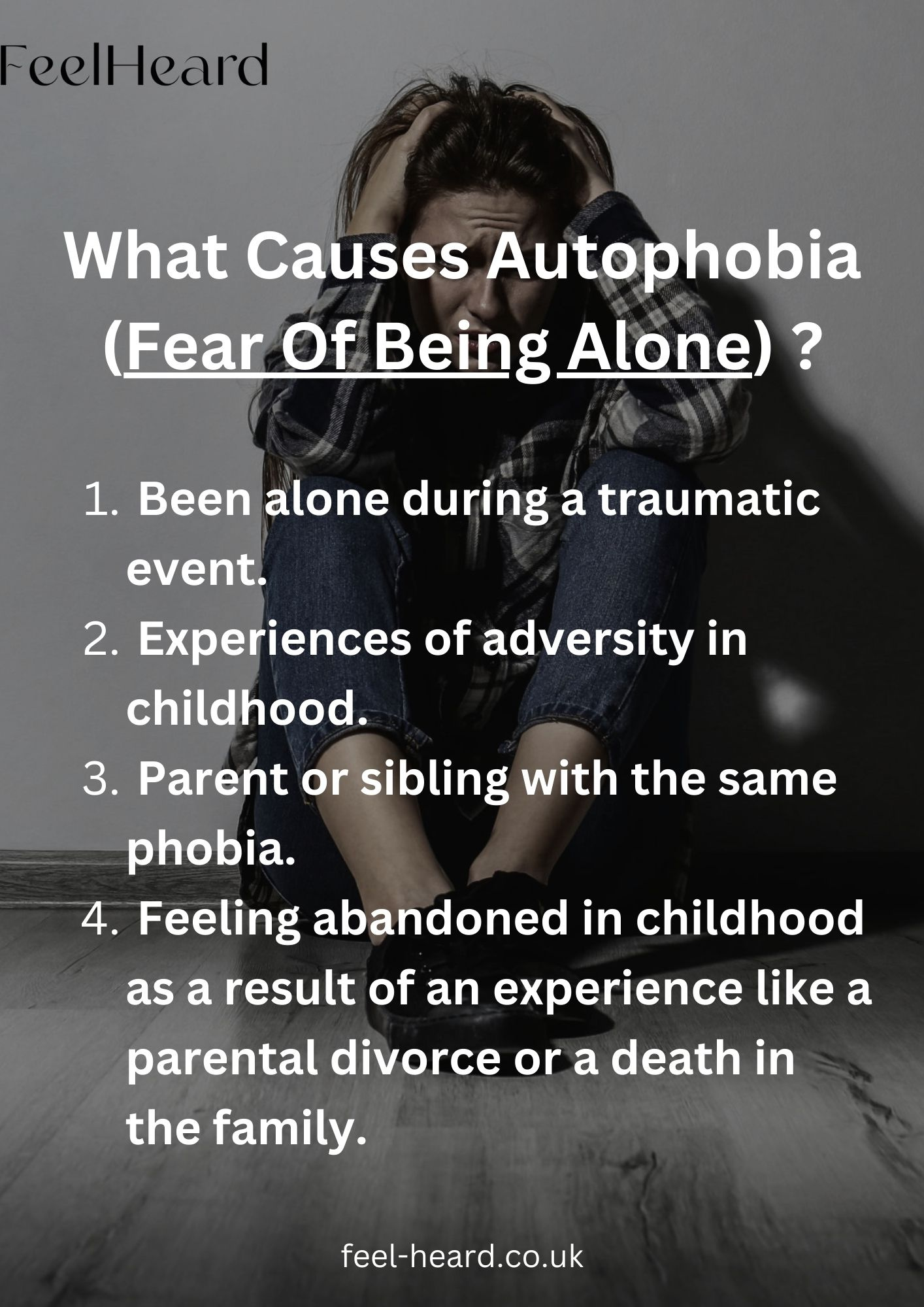 What Causes Autophobia? by Feel Heard on Dribbble