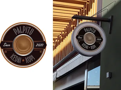 Palpitu Kedai Kopi branding design graphic design icon illustration logo logodesign typhography vector