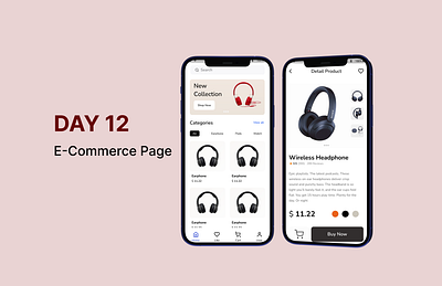 E- Commerce Page ui user interface