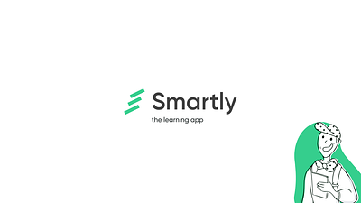 Smartly - the learning app app branding english app language learning learning app logo ui ux