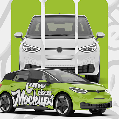 Modern Car Mockup - 002 3d advertising branding design graphic design graphics illustration logo marketing