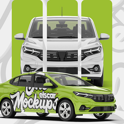 Modern Car Mockup - 003 3d advertising branding design graphic design graphics illustration logo marketing