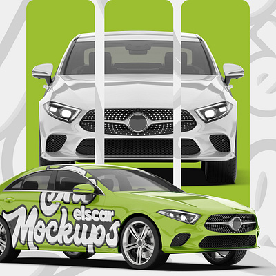 Modern Car Mockup - 008 3d advertising branding design graphic design graphics illustration logo marketing