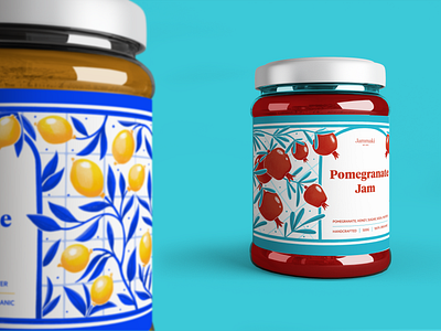 Jam Jar Labels Design branding design design studio digital art digital illustration food food brand graphic design illustration illustration art illustrator jam jam jar jam label label design marketing marketing design packaging packaging design retail