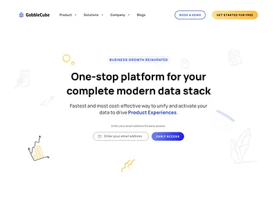 GobbleCube Website design website
