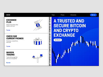 Crypto exchange - website design crypto crypto exchange illustration landing page nft ui ux web design website design