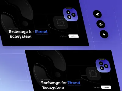 Crypto exchange landing coint crypto elrond exchange landing site website