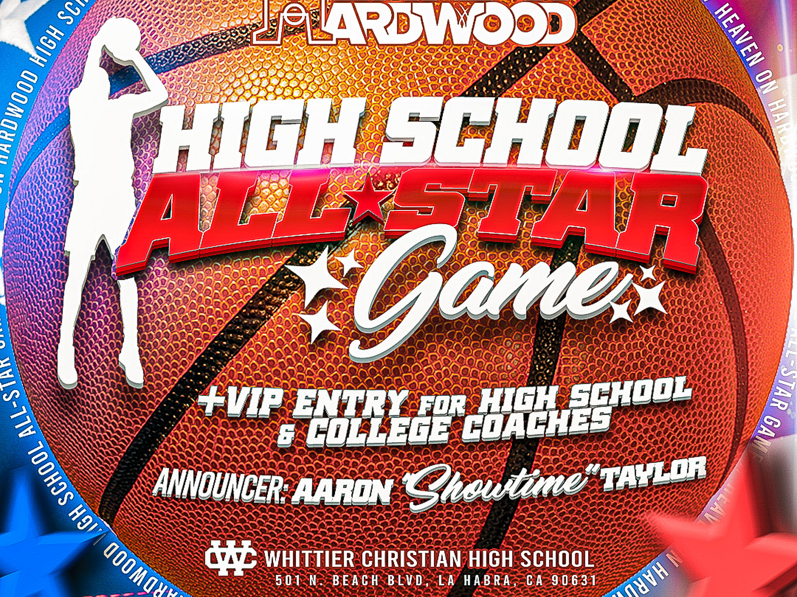 High School AllStar game event flyer by Omar Gonzalez on Dribbble