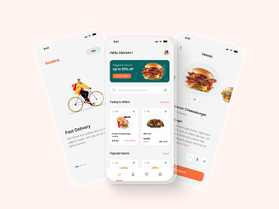 Food Delivery app app app design deliveryapp design figma food illustration ui