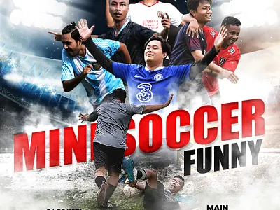 Poster Mini Soccer graphic design