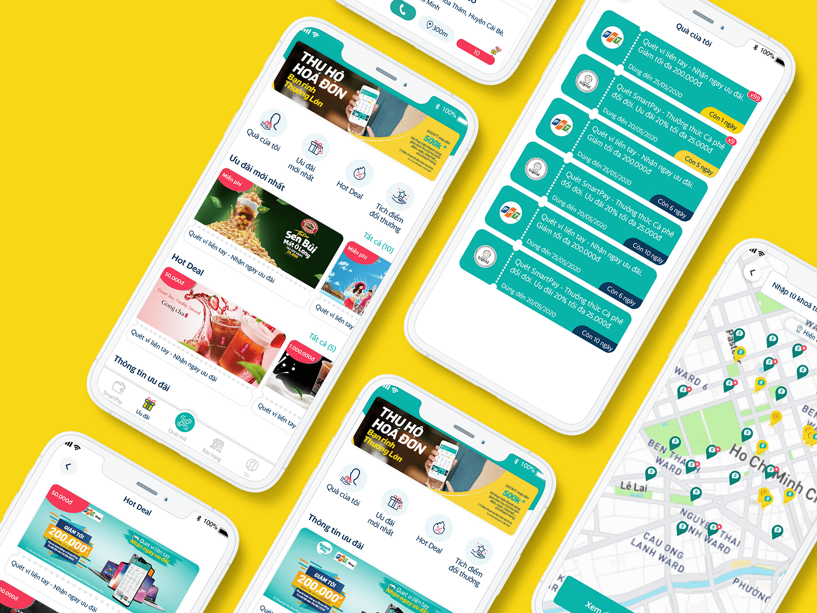 UX/UI Promotion of SmartPay eWallet App by Violet Hoang on Dribbble