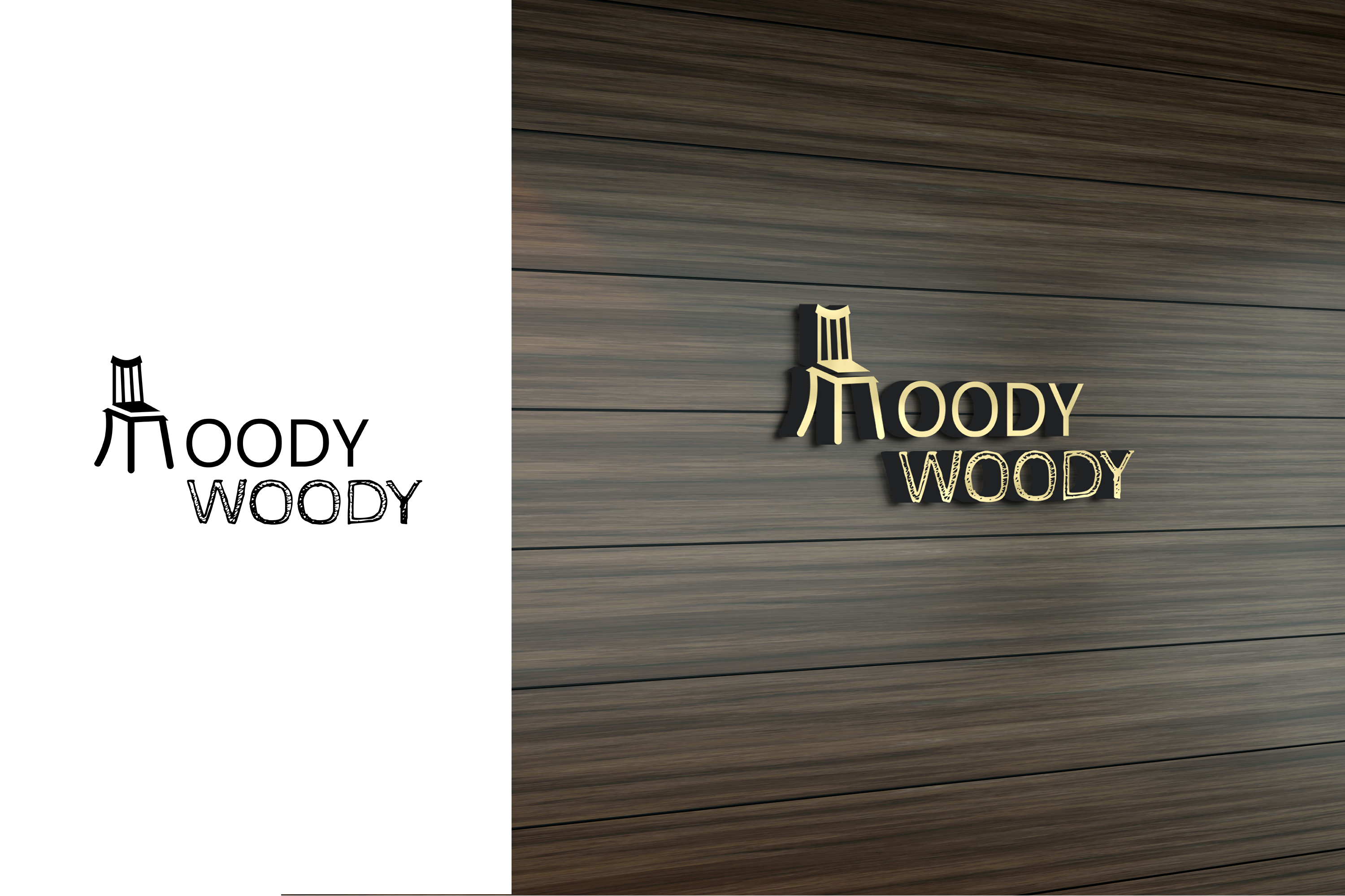 Moody Woody branding design graphic design icon illustration logo logo design typography vector