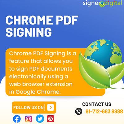 Chrome PDF Signing with Signer.Digital