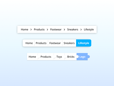 DailyUI #056 Breadcrumbs blue bread breadcrumbs bricks daily ui dailyui lego puzzle shoes sneakers toys ui