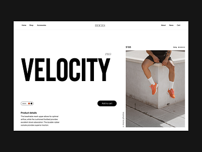 Footwear - shop branding design ecommerce grid header minimal shop typography ui ux web