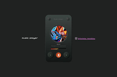 Music player design app design design music player ui ux