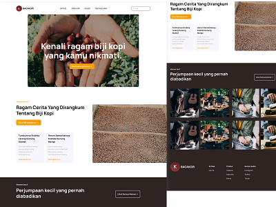 #Eksplorasi - Article of coffee beans website article beans coffee gallery indonesia ui ux website websitedesign