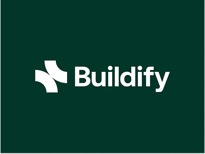 Buildify brand build logo clean connection logo development project graphic design logo minimal logo real estate logo
