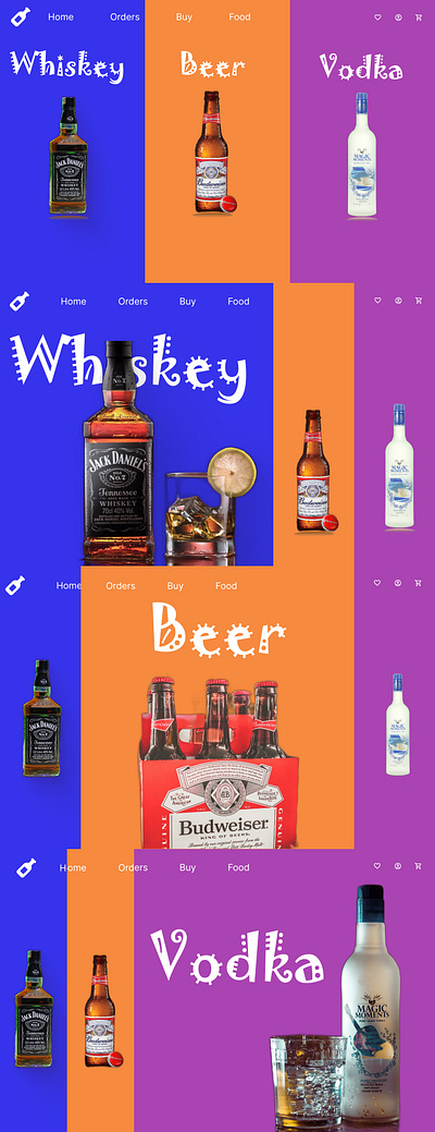 Drinks/Alcohol Micro Interactions - Daily UI app app design design graphic design ui ux