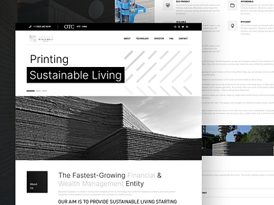 Blackwell Holdings Website 3d construction 3d printing builder construction corporate web creative design figma minimal ui minimal web real estate ui uiux user interface web design website design
