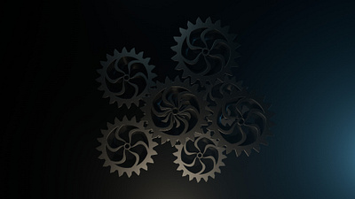 Gears 3d design graphic design illustration