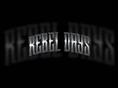 Logo Design For Rebel Days Music Band 2023 adobe illustrator branding design dribbble graphic design icon illustration illustrator logo logo design logo designer logo ideas logo maker logo portfolio music music logo design portfolio ui vector