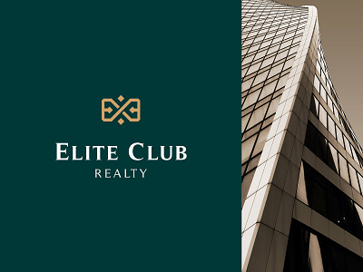 Elite Club Realty Brand Identity brand branding desktop gold graphic design green high end identity logo luxury mobile property real estate responsive typography ui ux web design